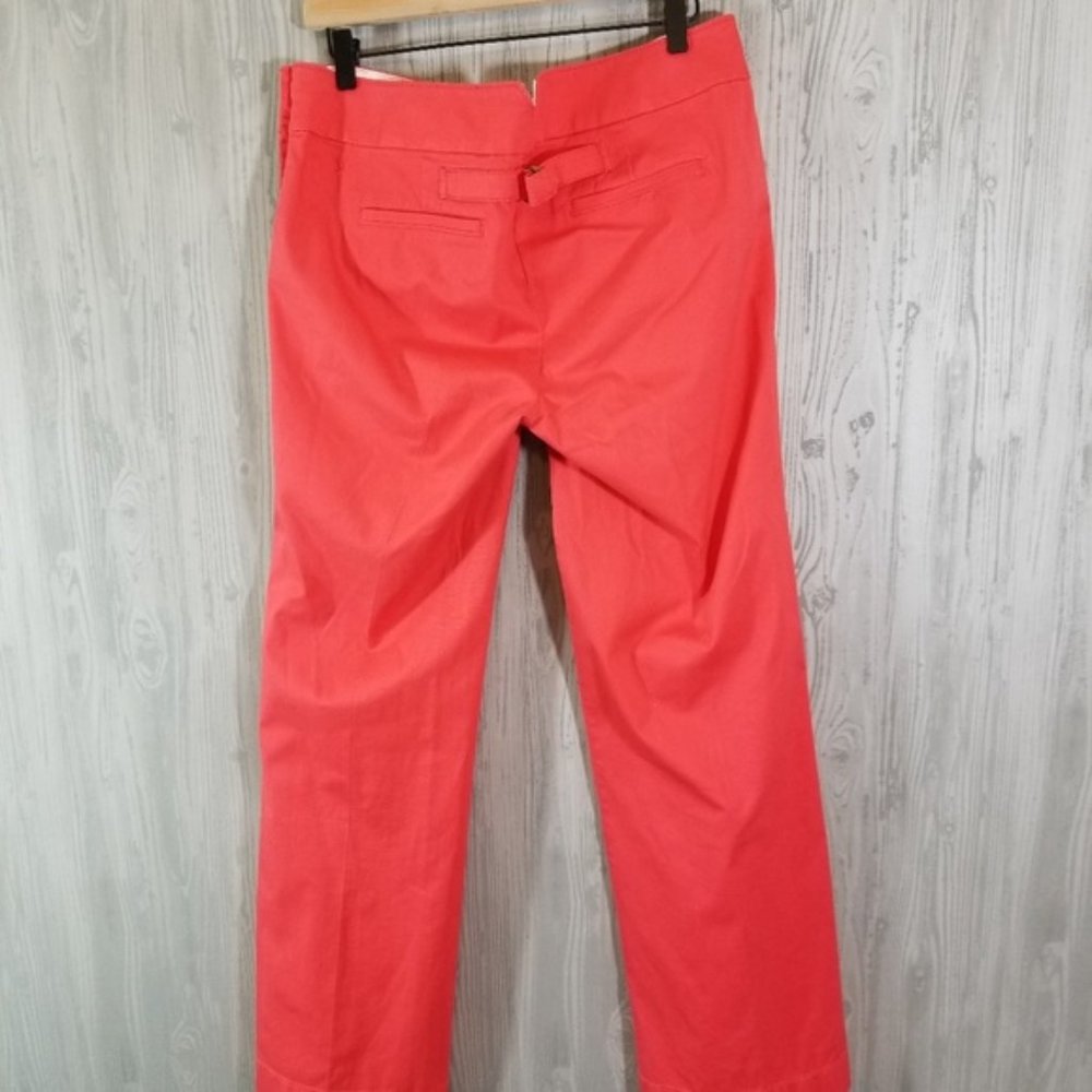 Loft Marisa Trouser Coral Sailor Pants Size 8